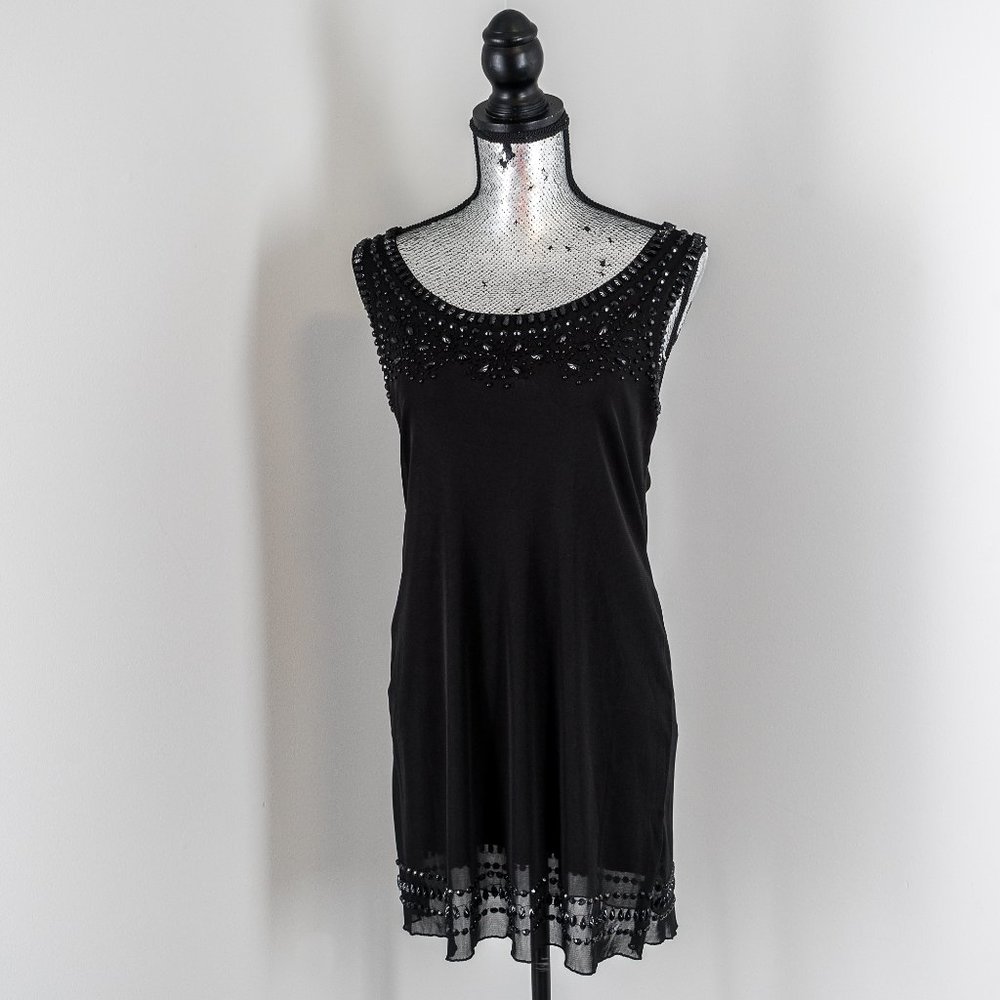 NWT Papillion jeweled slip dress - M